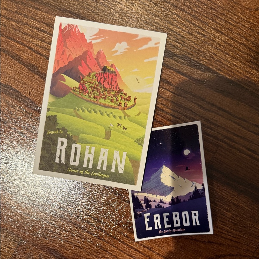 Lord of the Rings Rohan Postcard